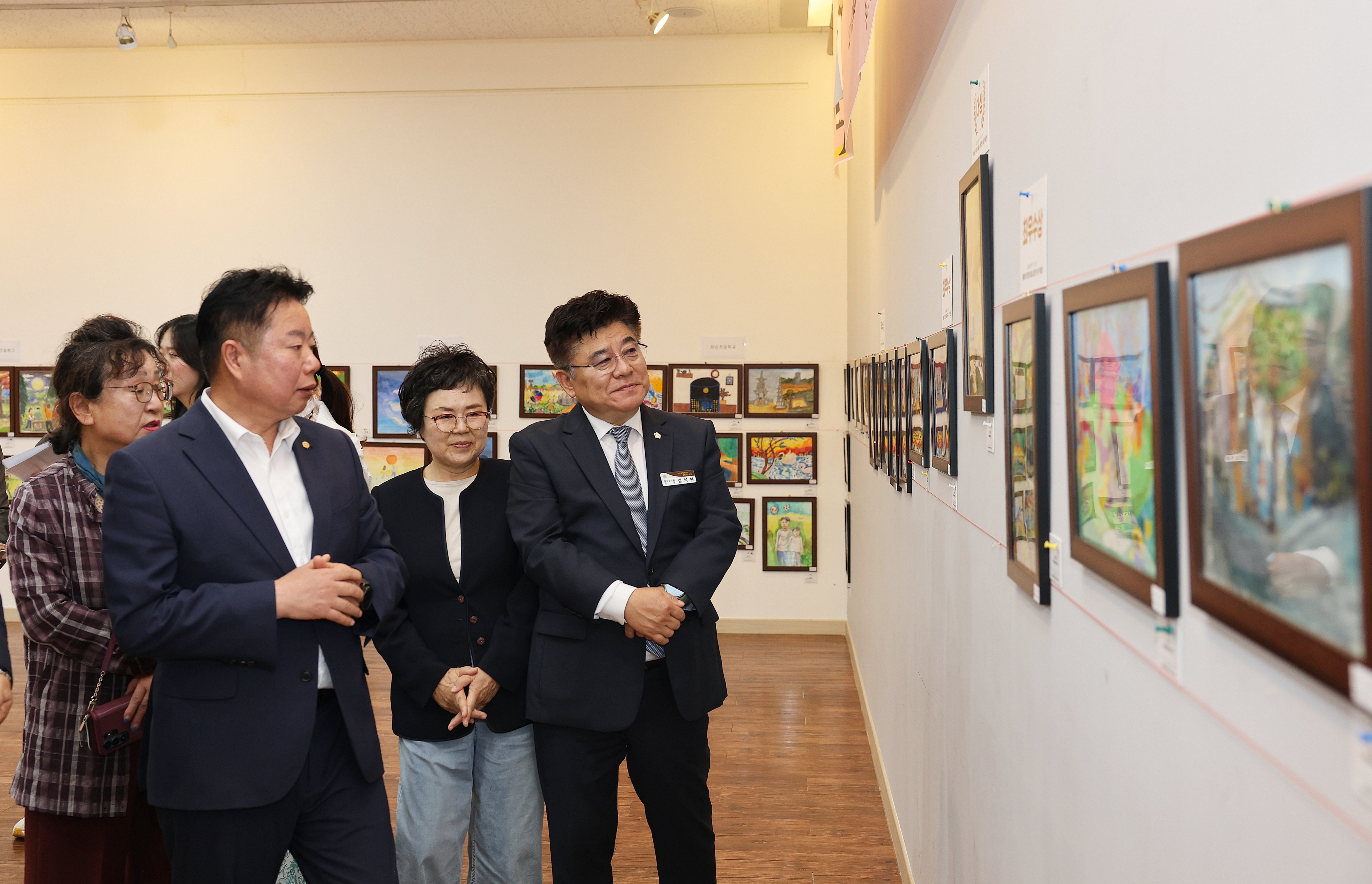 제10회 오지호 미술공모전 입상작 전시회 사진2