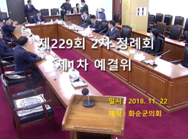 제229회 제1차 예산결산특별위원회