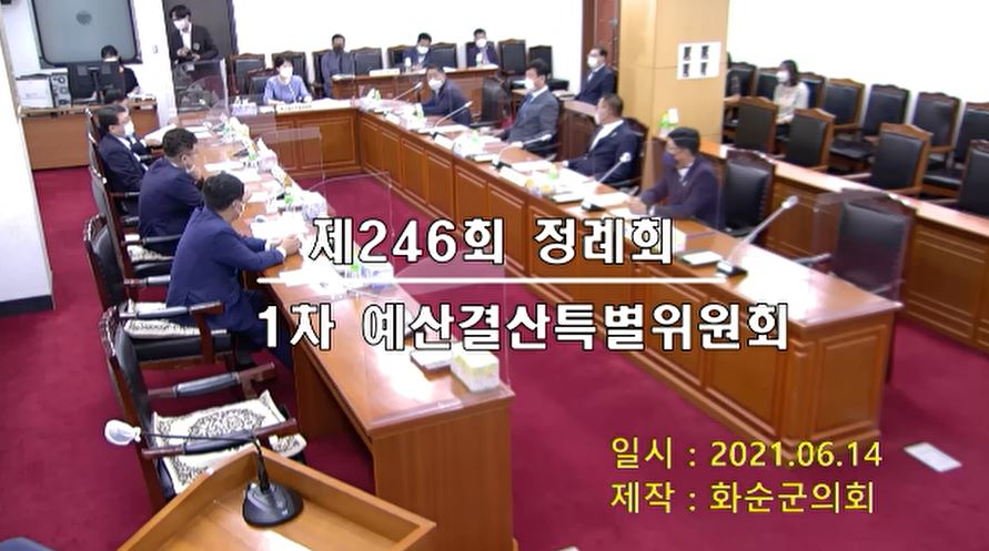 제246회 제1차 예산결산특별위원회