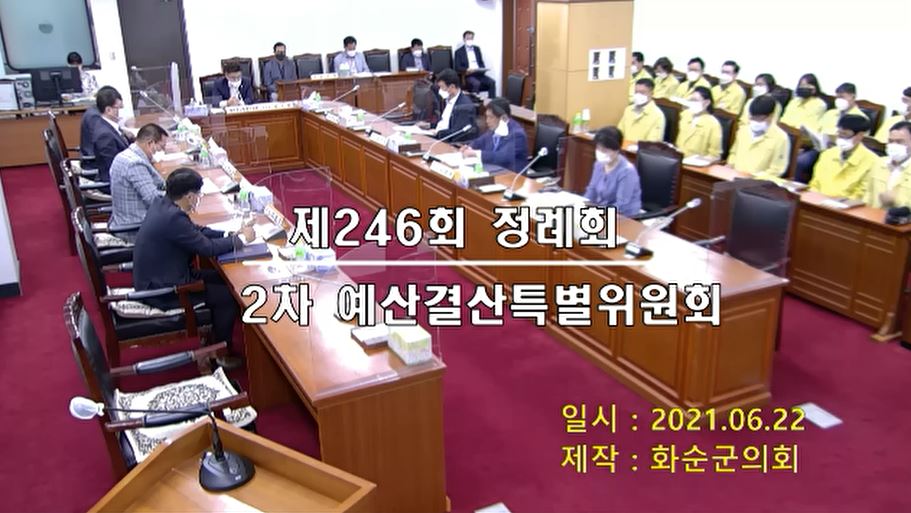 제246회 제2차 예산결산특별위원회