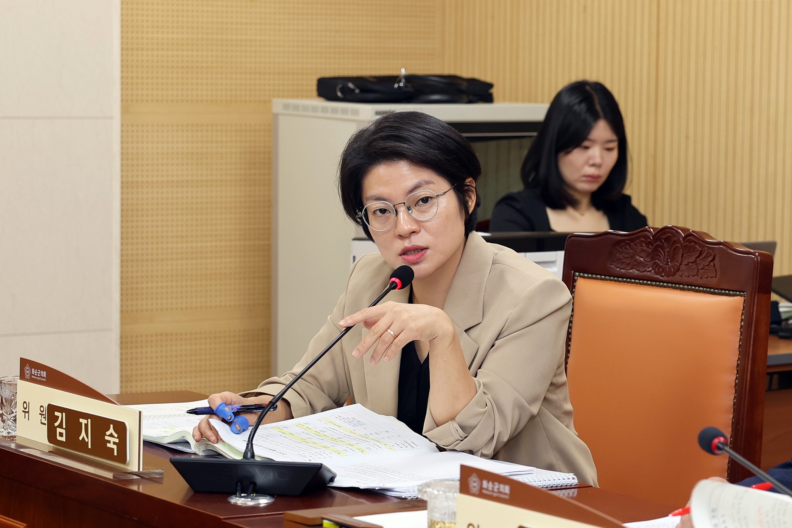 제281회 화순군의회 임시회(군정 주요업무 추진실적 및 계획 보고)[산업·건설 위원회] 사진4