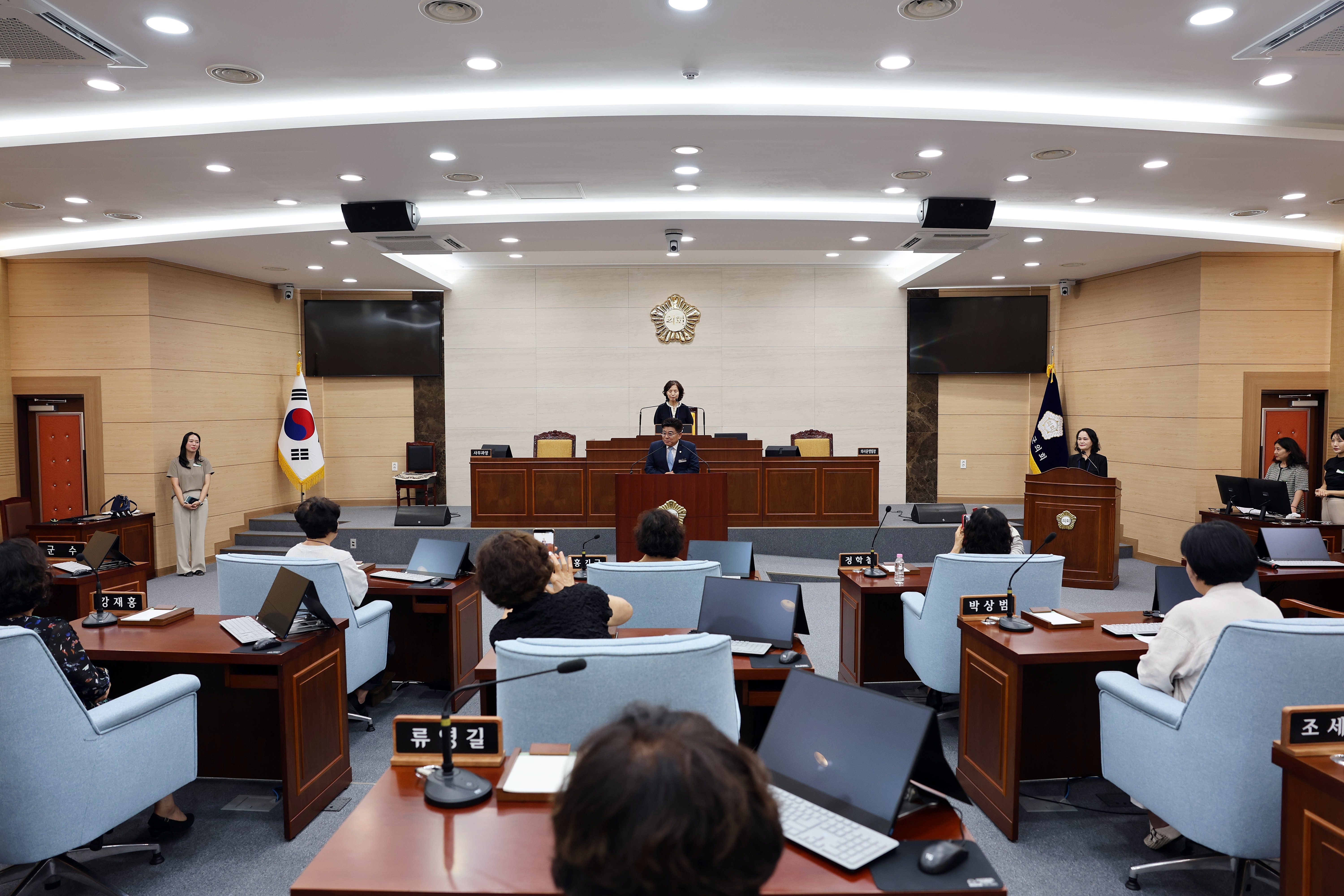 대한어머니회 화순군지회원 의장님 면담 사진3