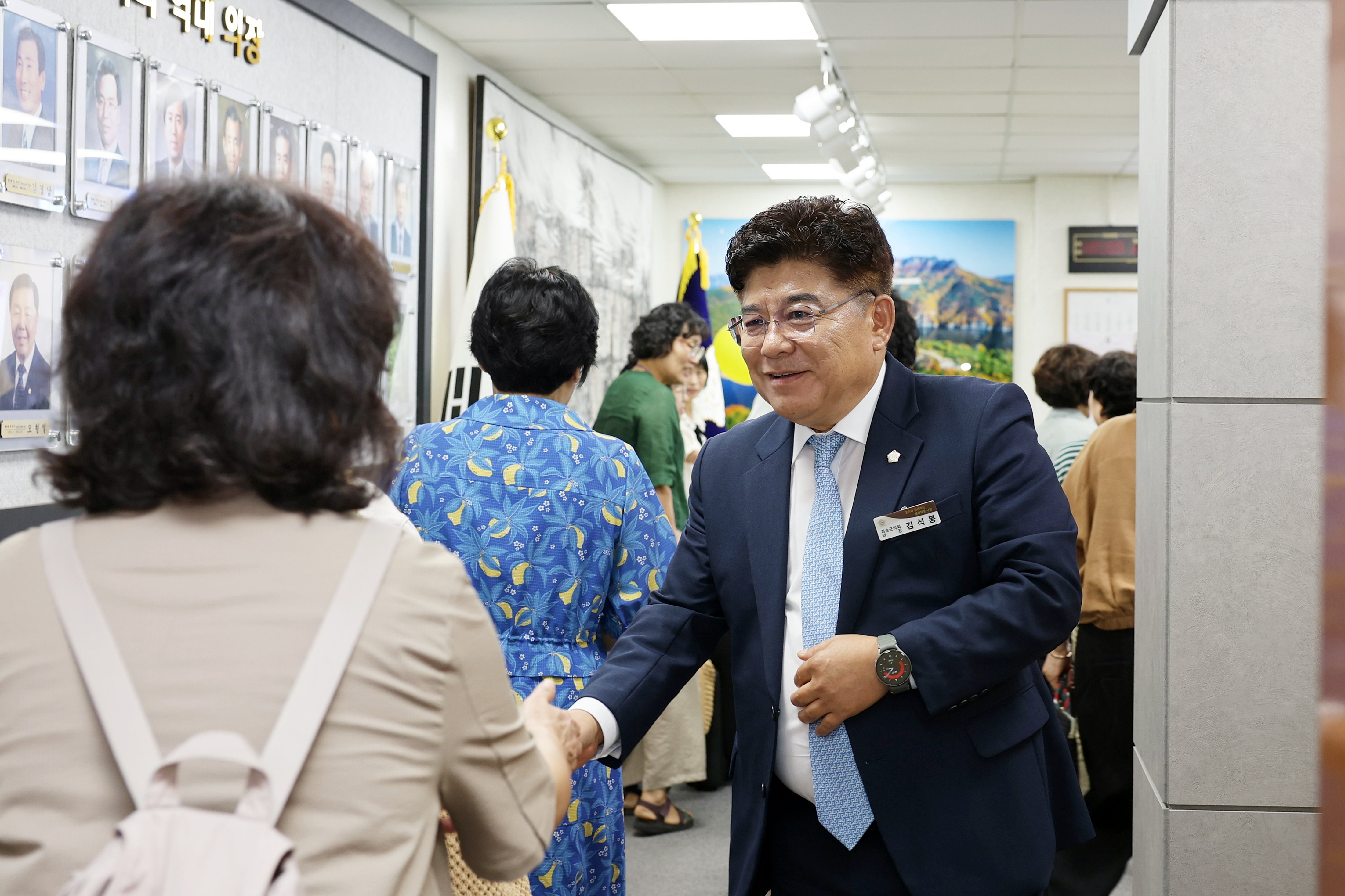 대한어머니회 화순군지회원 의장님 면담 사진5